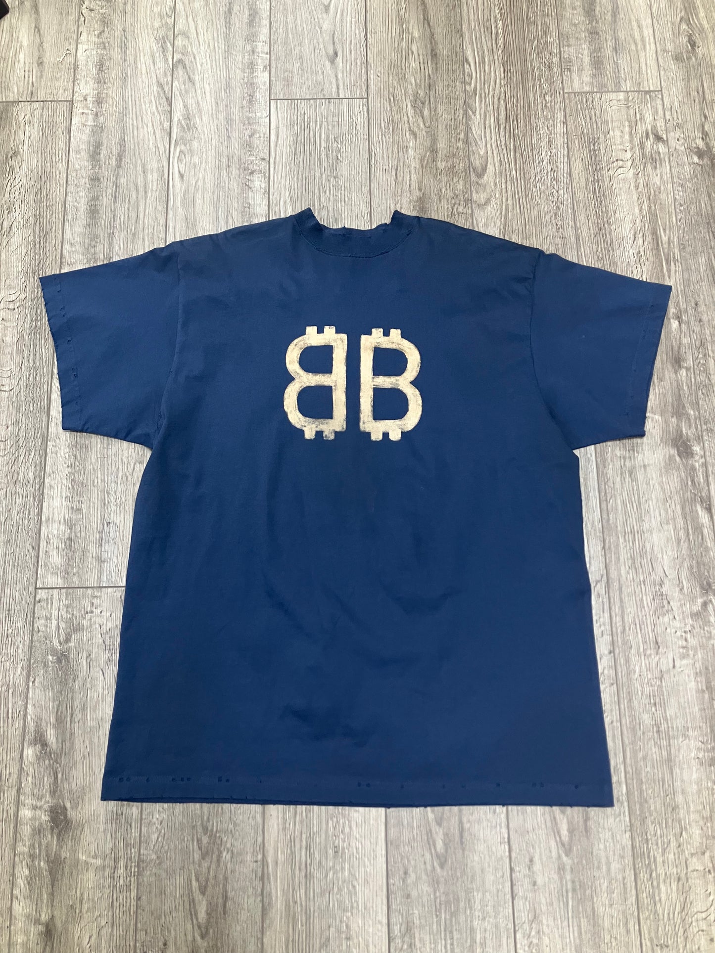 1-Balenciaga Crypto Logo Tee