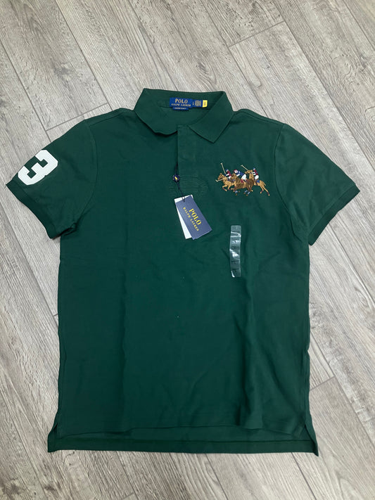 L-Ralph Lauren Triple Horse Polo green
