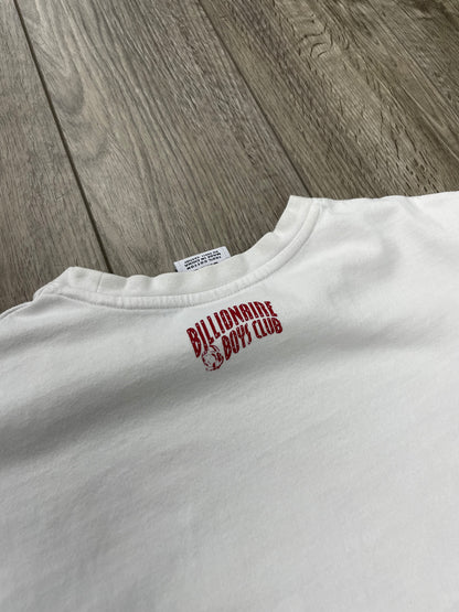 L-Billionaire Boys Club Plaid Helmet White Tee