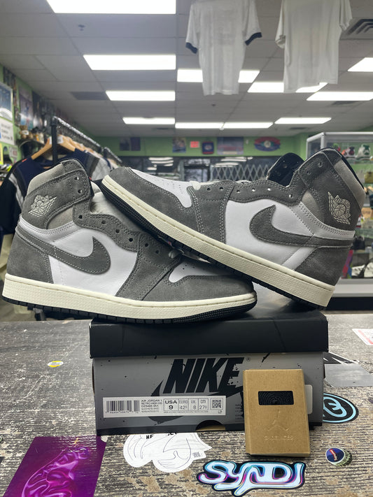 9-Air Jordan 1 High Washed Black