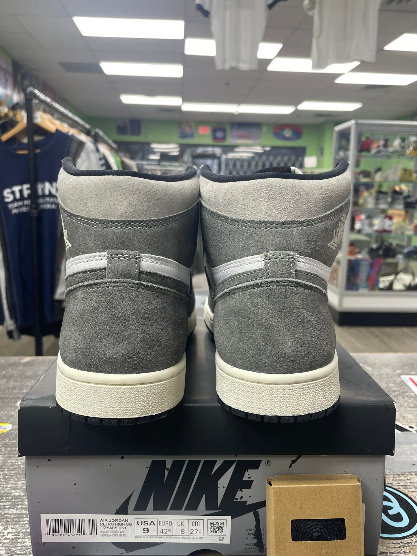 9-Air Jordan 1 High Washed Black