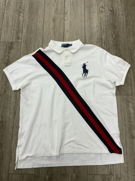 XXL - Polo Ralph Lauren Big Pony Diagonal Stripe Shirt