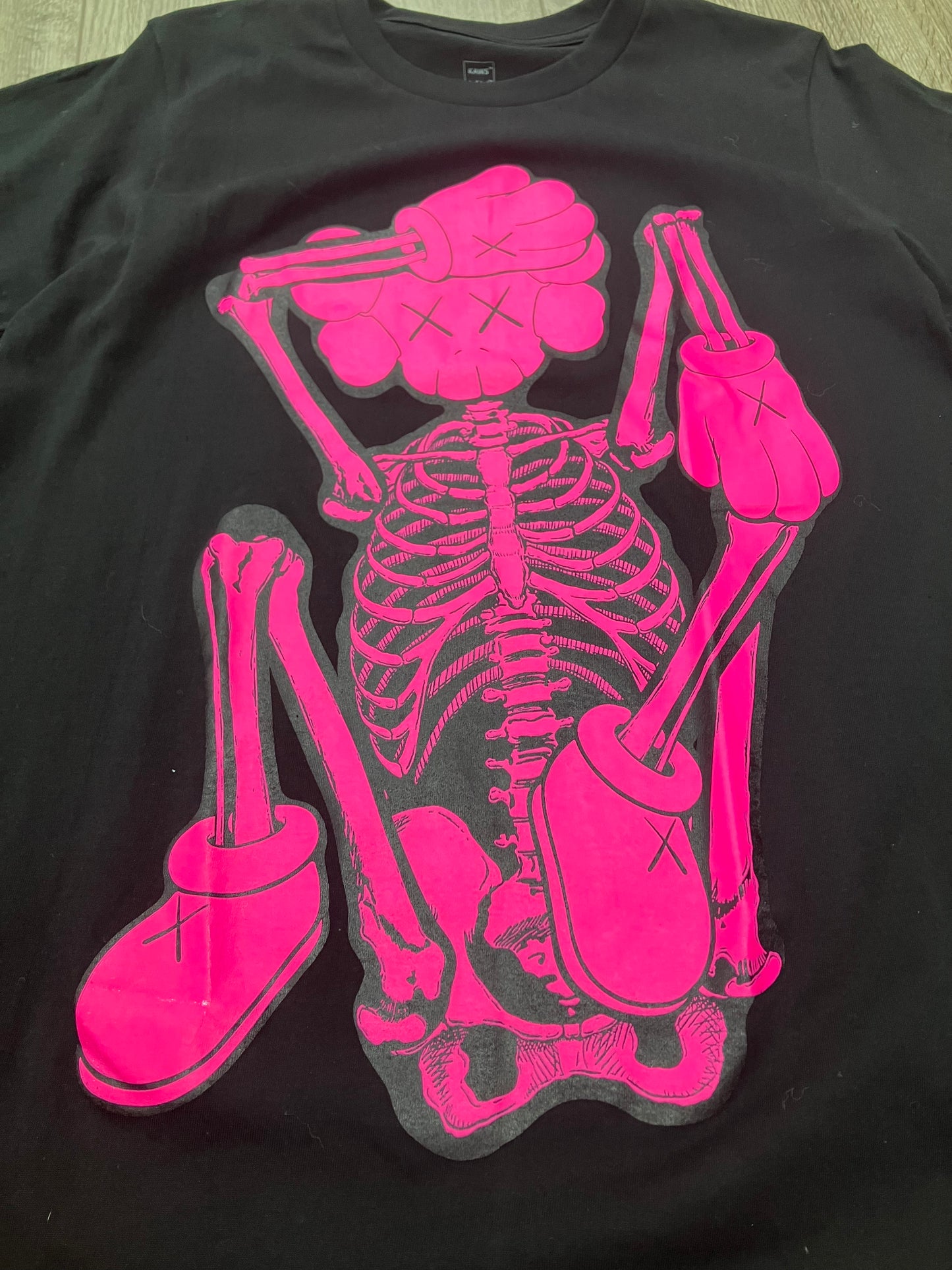 XL-Kaws New fiction Skeleton Tee