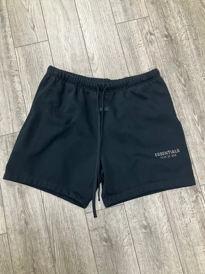 2XL-Fear Of God Essentials Black Shorts