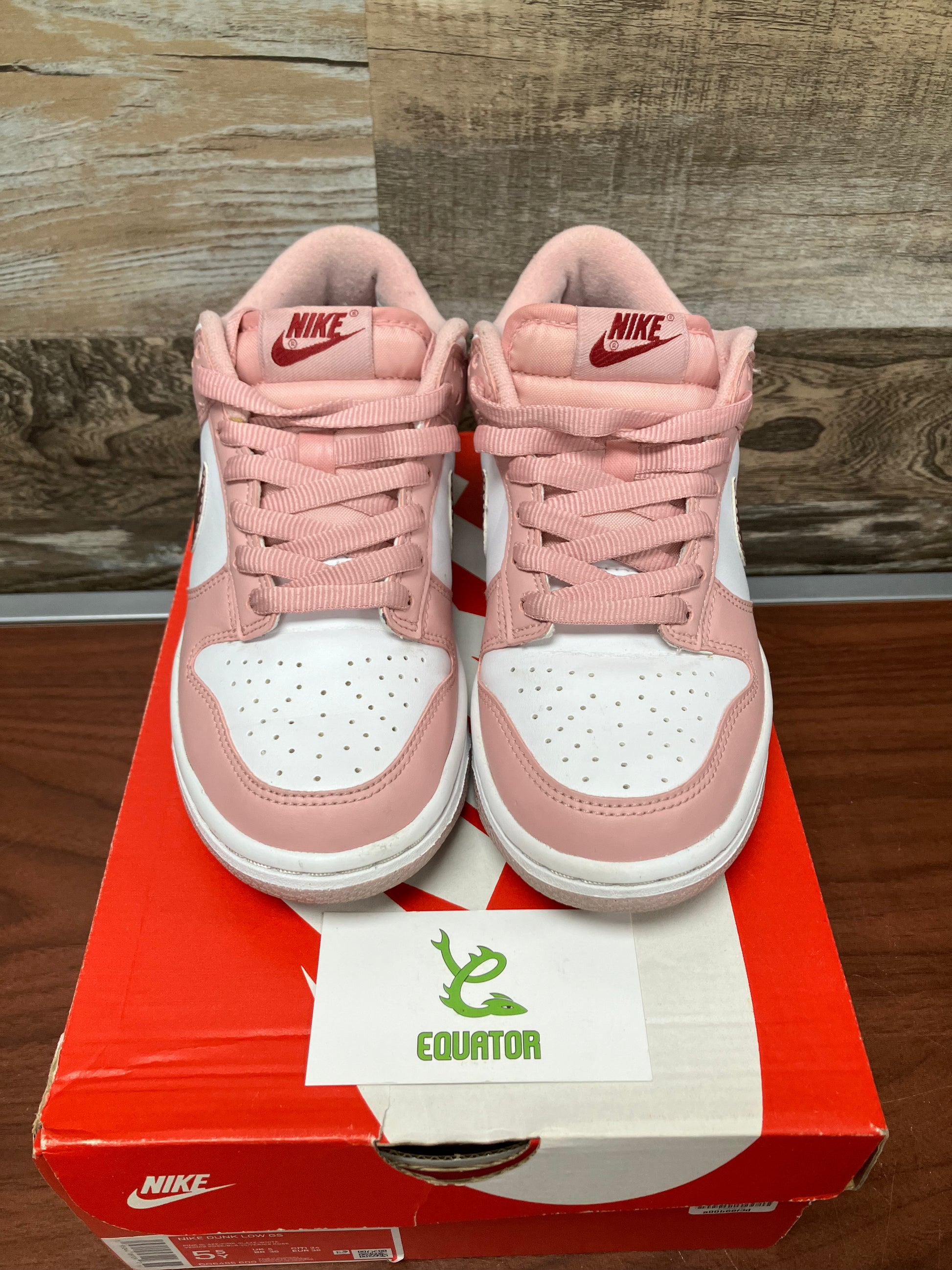 Nike Dunk Low Pink Velvet GS Size – equator