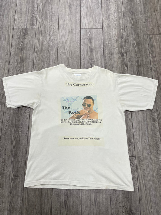 L-The Corporation Rock Wrestling Tee