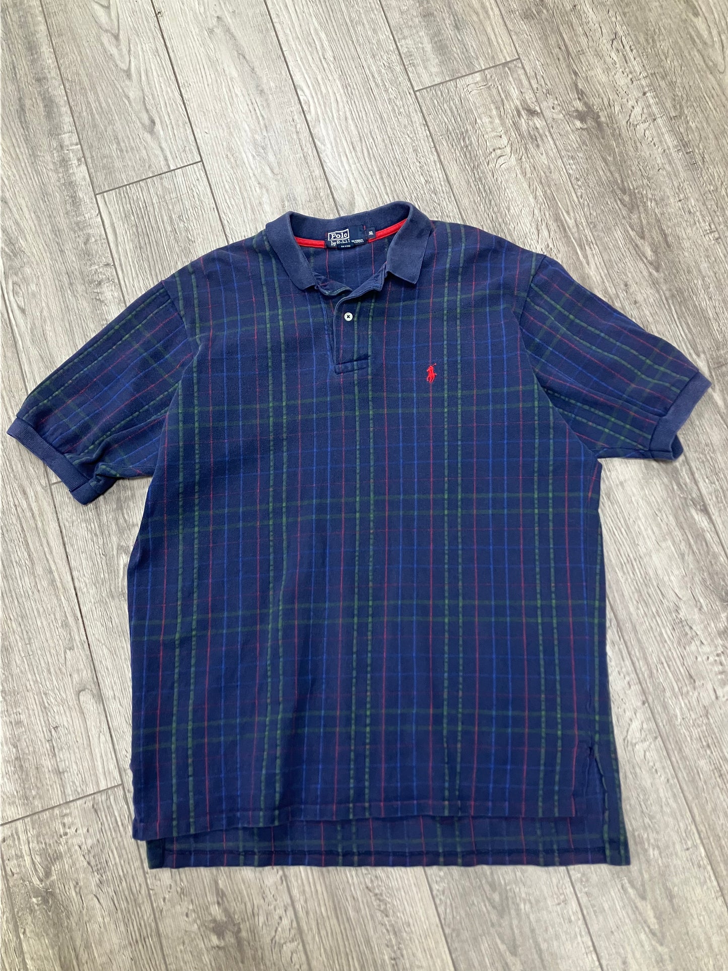 XL-Plaid Ralph Lauren Polo