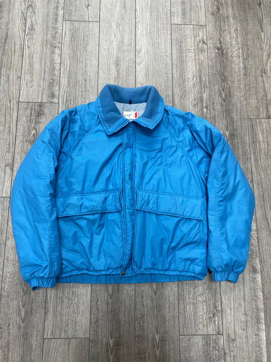 Vintage Peak Blue Ski Puffer Jacket Size XL