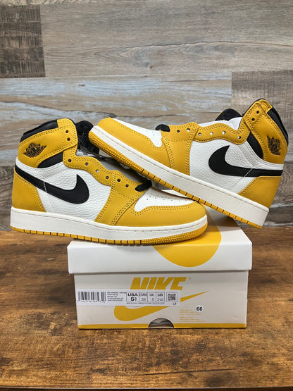 5.5Y-Air Jordan 1 High yellow ochre