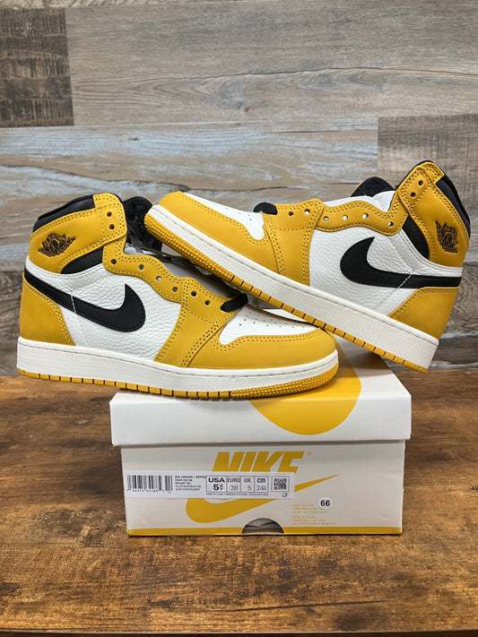 5.5Y-Air Jordan 1 High yellow ochre