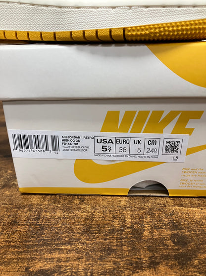 5.5Y-Air Jordan 1 High yellow ochre