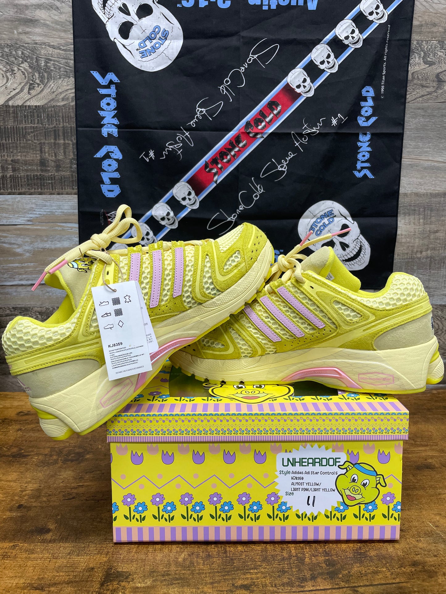 11-UNheardof adidas Adistar Control 5 Piggy Runner 2.0 Cheeseburger