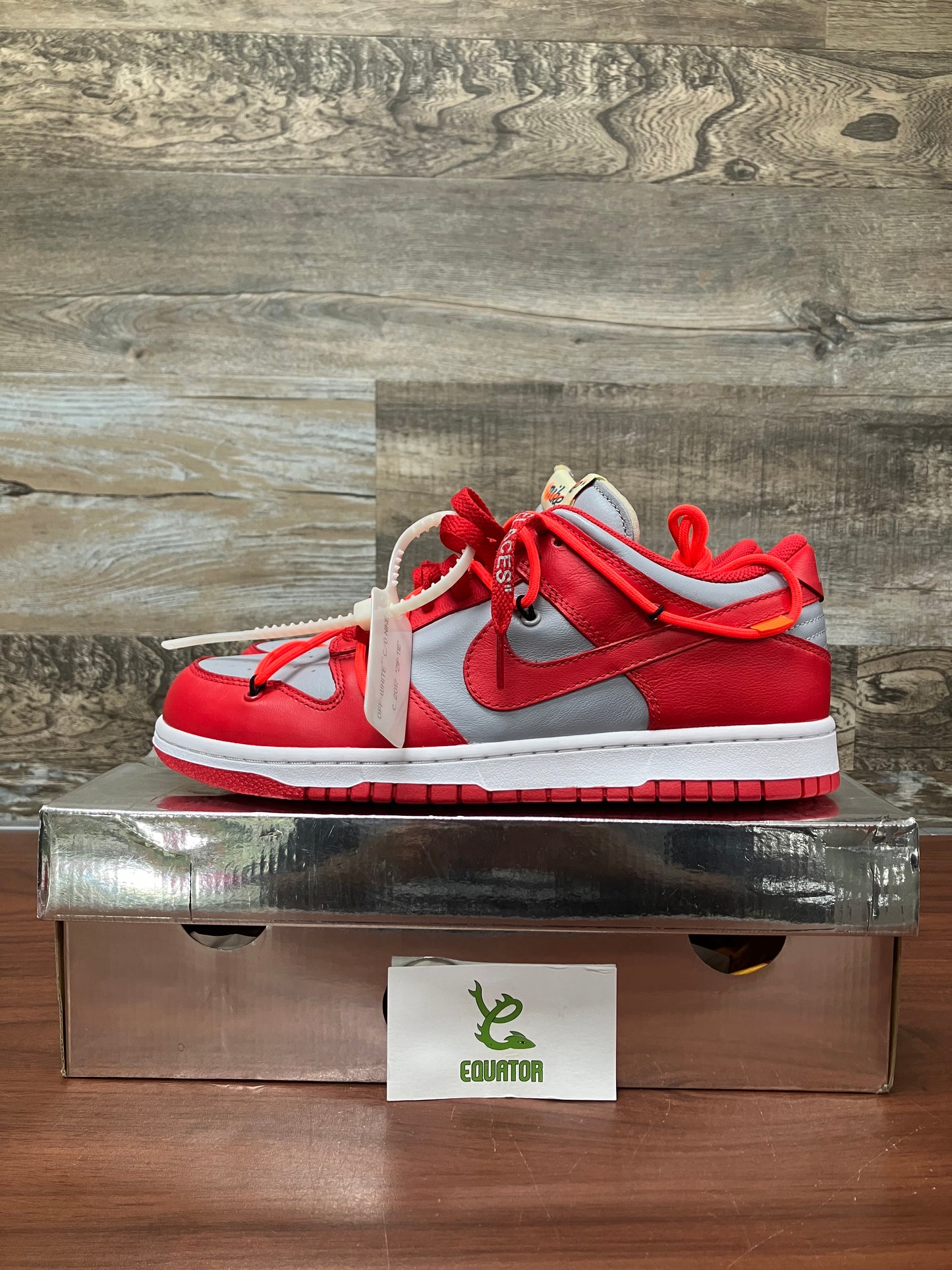 Nike Dunk Low Off-White University Red Size 8.5