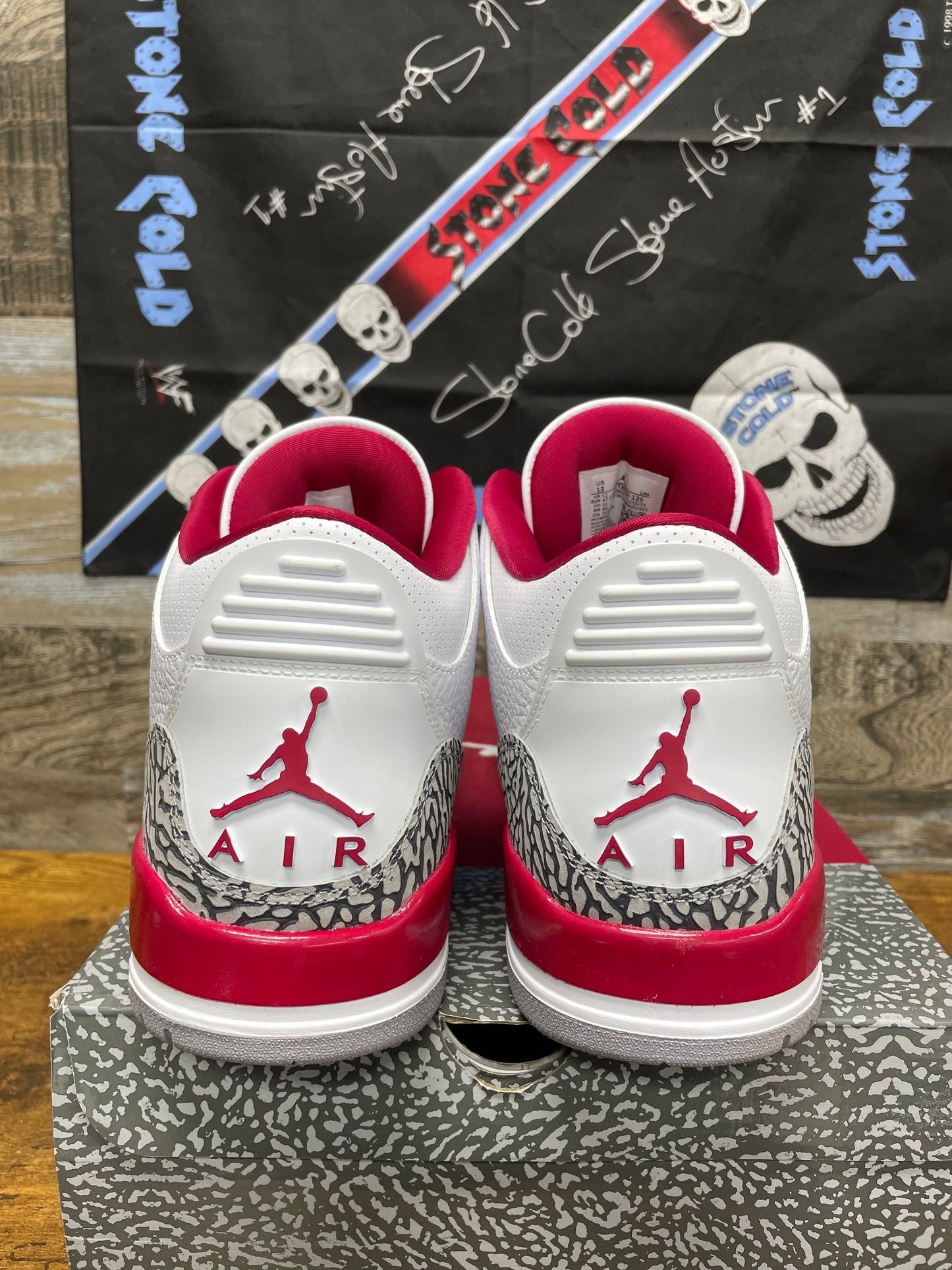 13-Air Jordan 3 Cardinal Red