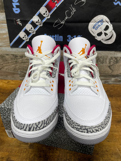 13-Air Jordan 3 Cardinal Red
