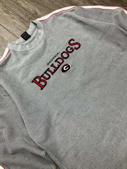 XL-Georgia Bulldogs Vintage Starter Crewneck