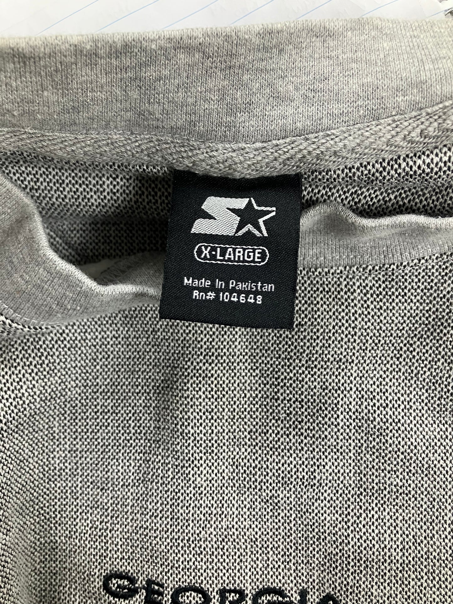 XL-Georgia Bulldogs Vintage Starter Crewneck