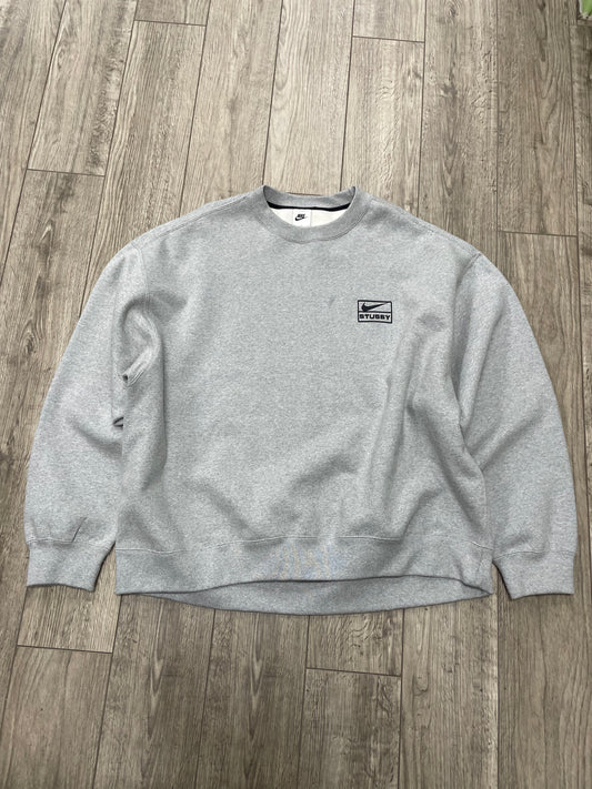 XL-Stussy Nike Dark Grey Crewneck