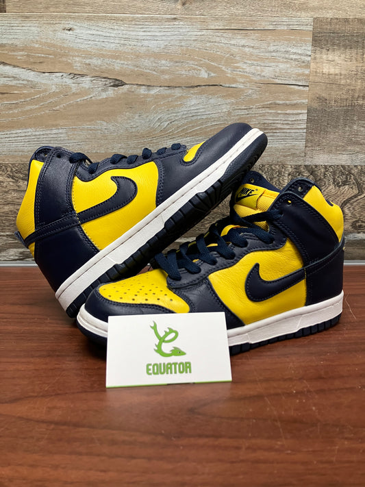 Nike Dunk High Michigan Size 5