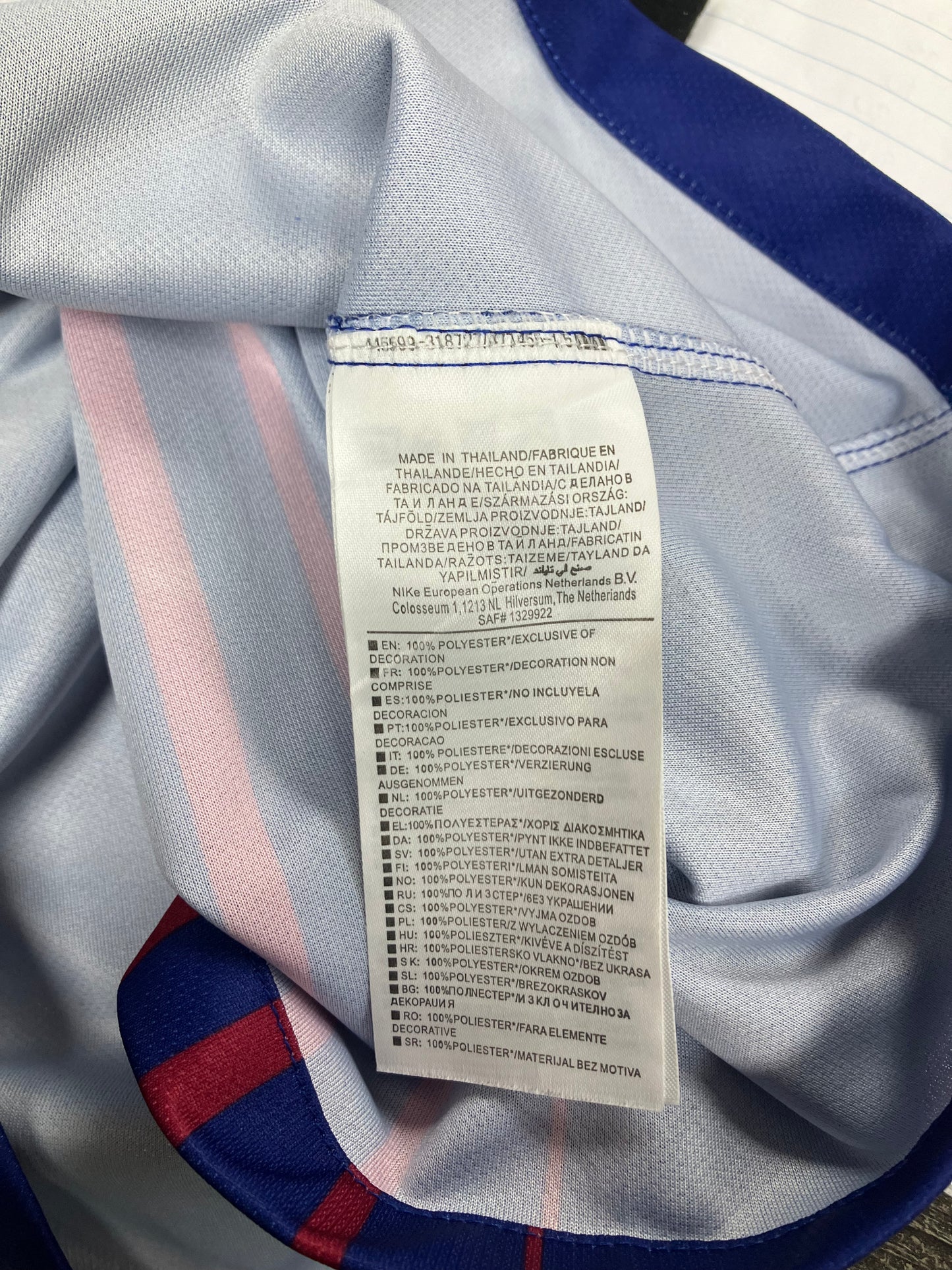 XL-Nike Barcelona Neymar Jr  soccer Jersey