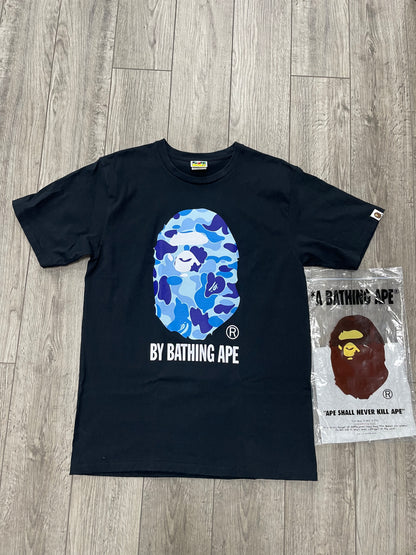XL-Bape Blue Camo Ape Head Tee