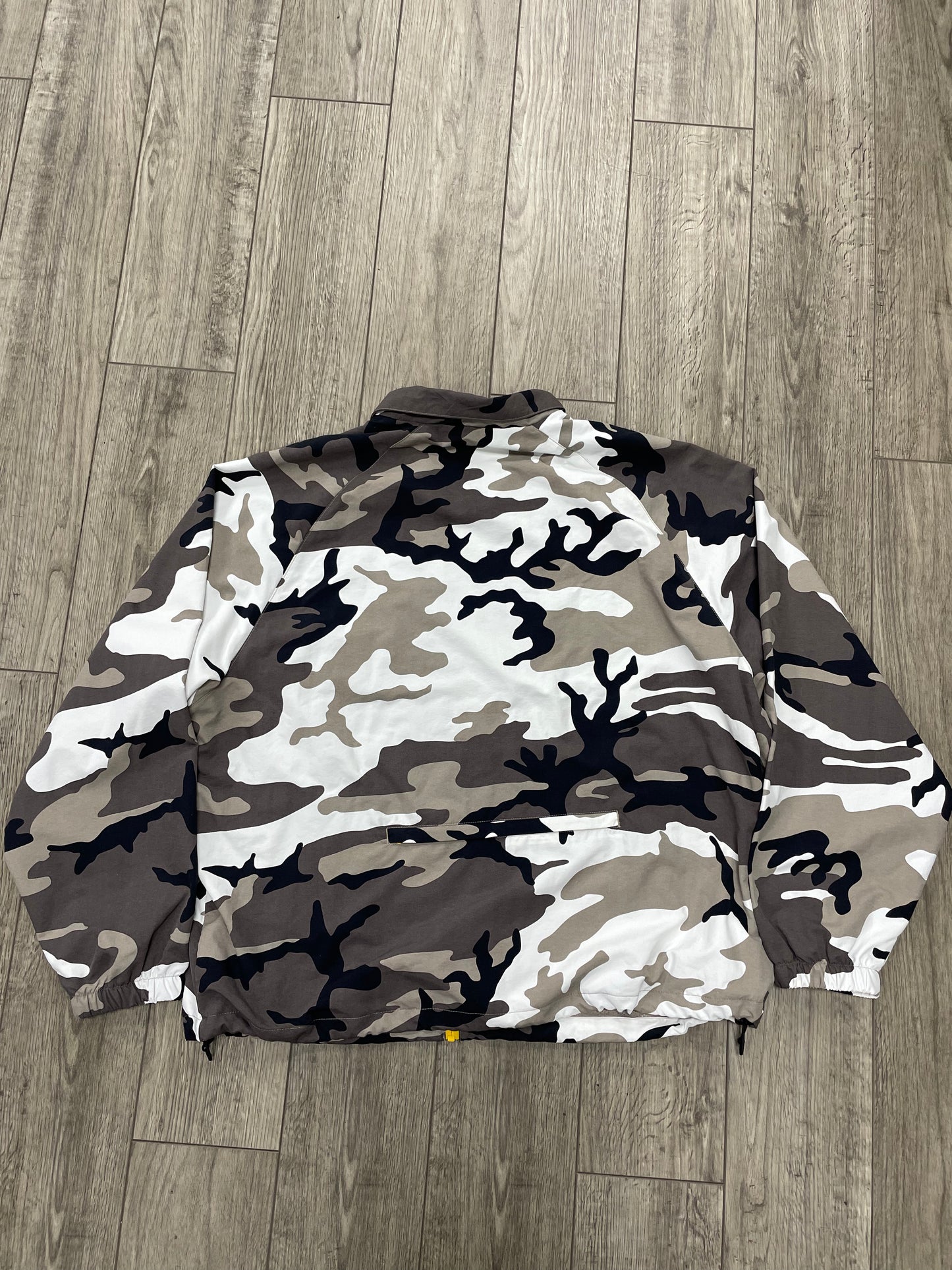 L-Supreme Snow Camo Contrast Zip Track Jacket