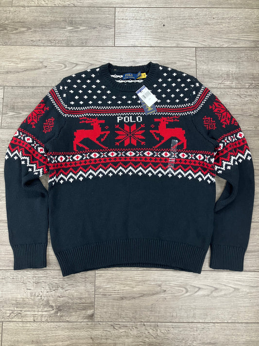 L-Polo Ralph Lauren reindeer Knit Sweater