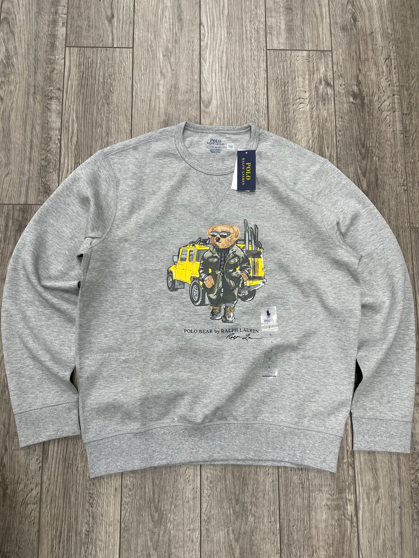 L-Ralph Lauren Polo Bear Gray Sweatshirt