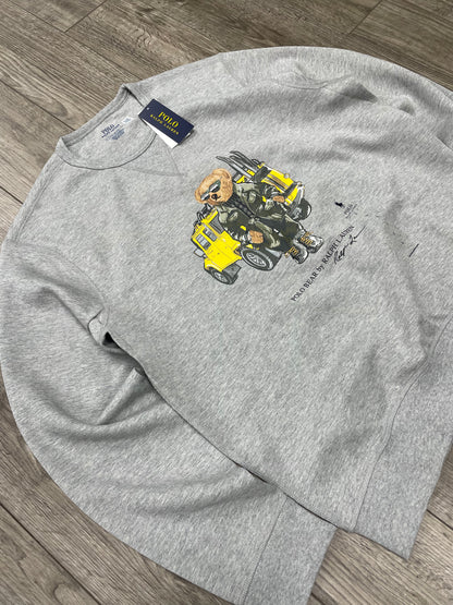 L-Ralph Lauren Polo Bear Gray Sweatshirt