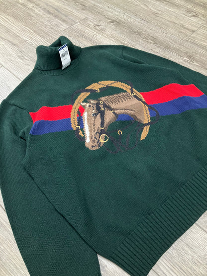 XL-Polo Ralph Lauren Equestrian Horsehead Turtleneck