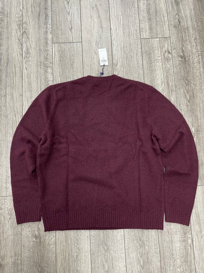 XXL-Polo Ralph Lauren Wool/Cashmere Burgundy Bear Sweater
