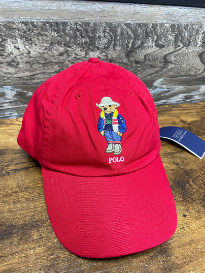 OS-Polo Ralph Lauren Cowboy Hat Bear Cap