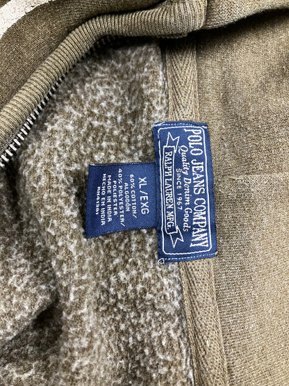 XL-Polo Jeans Company Olive Zip up