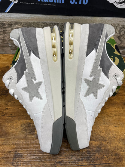 13-Bape ROADSTA #3 Gray/White Suede