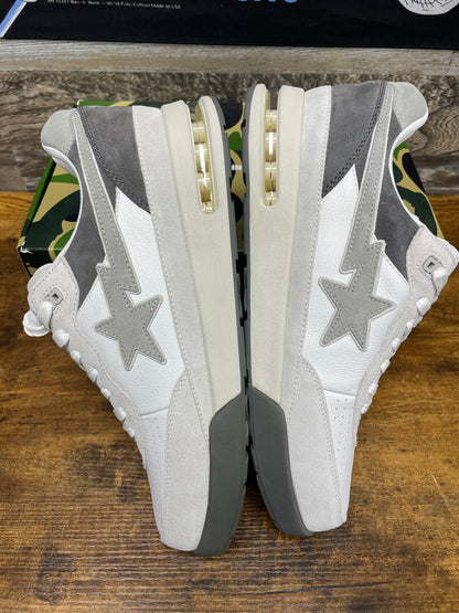 13-Bape ROADSTA #3 Gray/White Suede