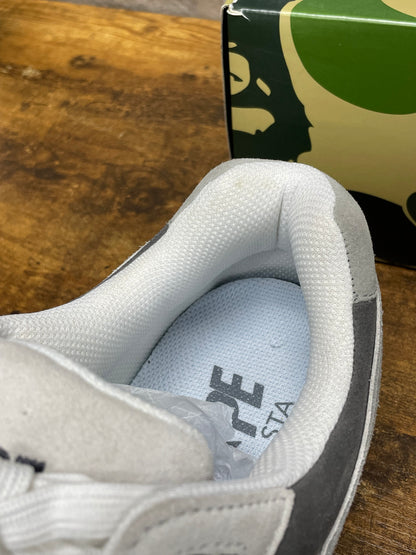 13-Bape ROADSTA #3 Gray/White Suede