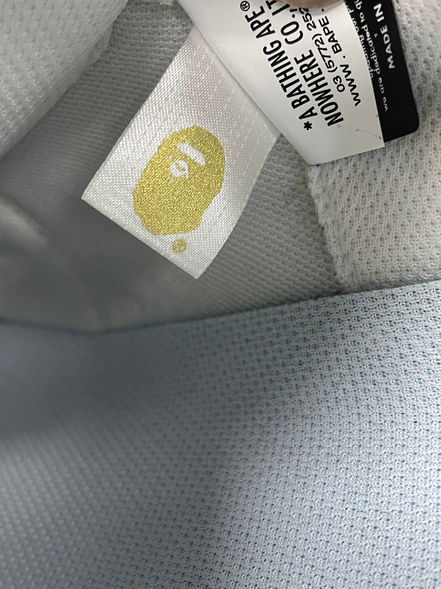 13-Bape ROADSTA #3 Gray/White Suede