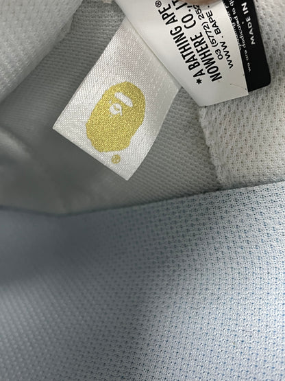 13-Bape ROADSTA #3 Gray/White Suede