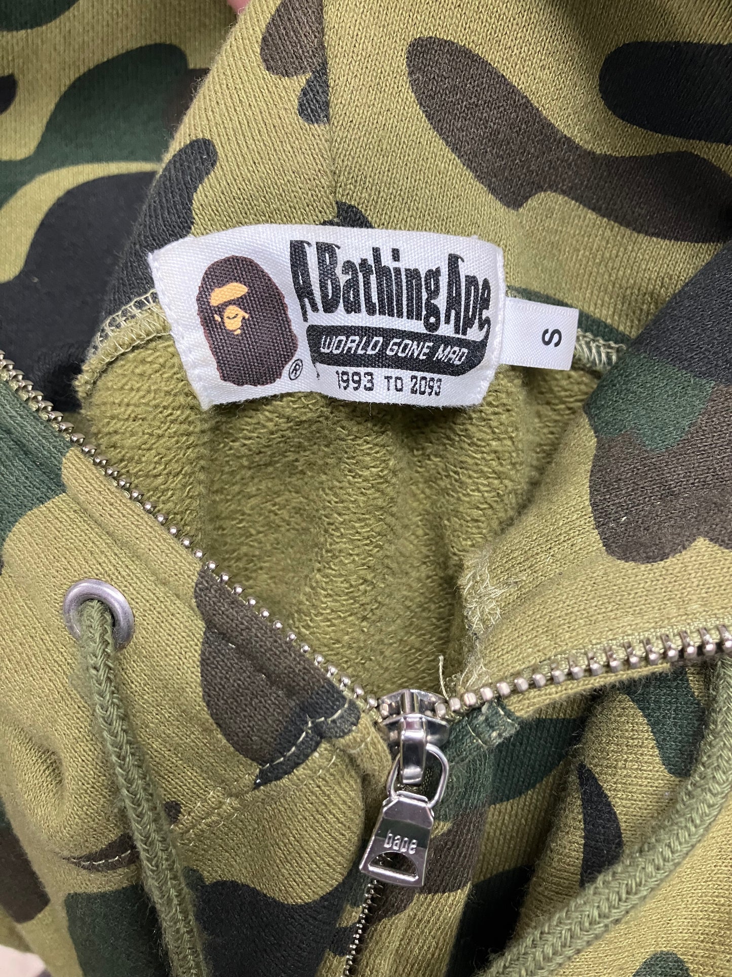 S-Bape Full Zip Green Camo