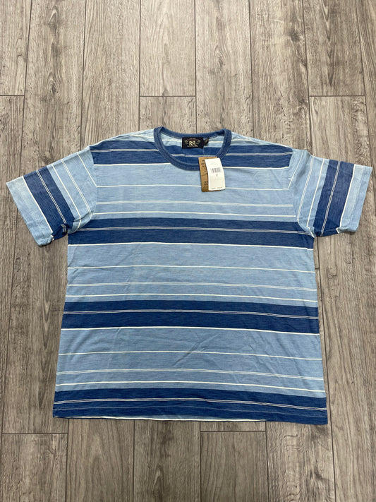 XL-RRL Indigo Striped Jersey Shirt