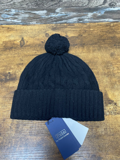 OS-Polo Ralph Lauren Cable-Knit Pom-Pom Beanie