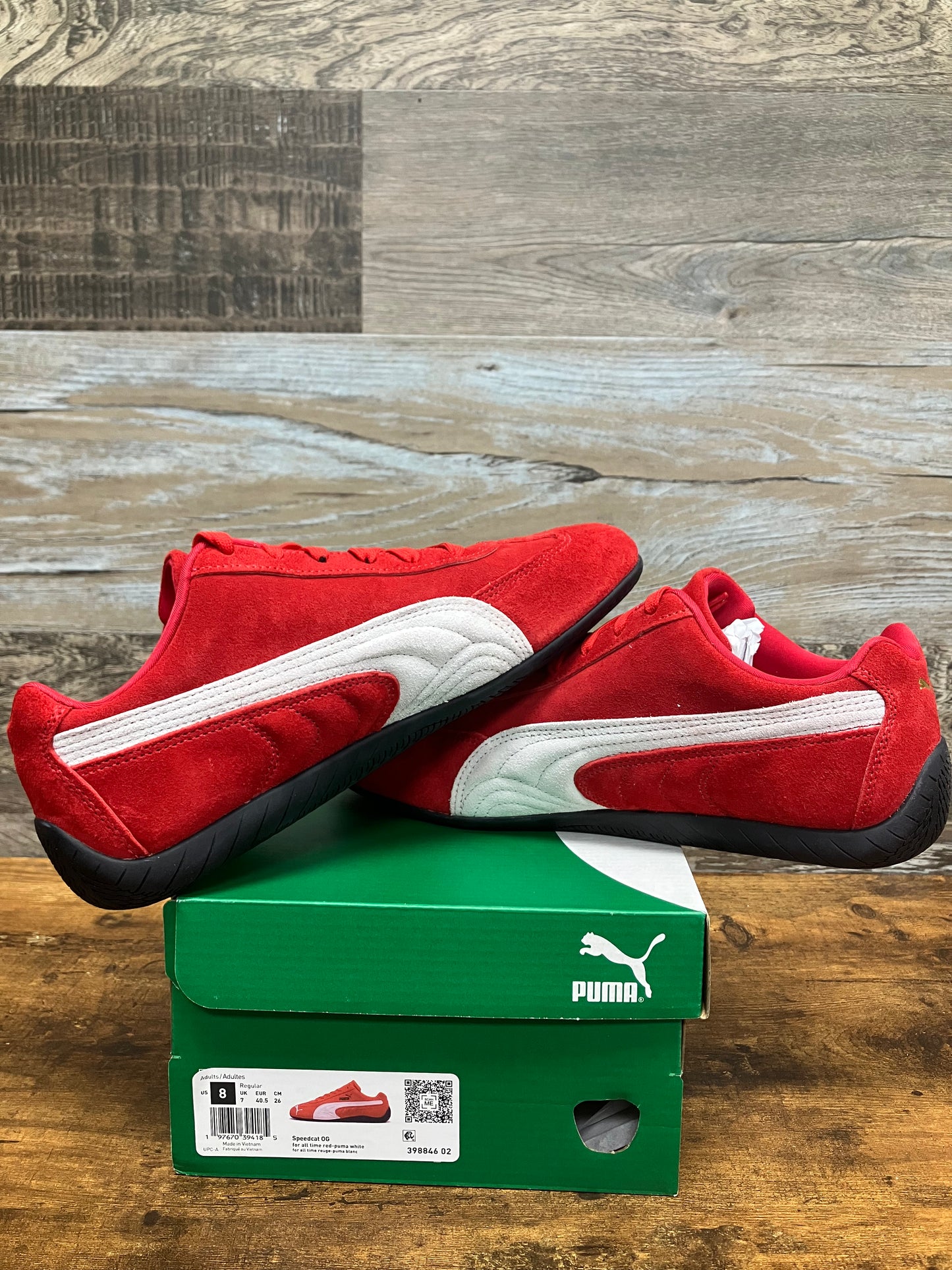 9-Puma SpeedCat OG Red White