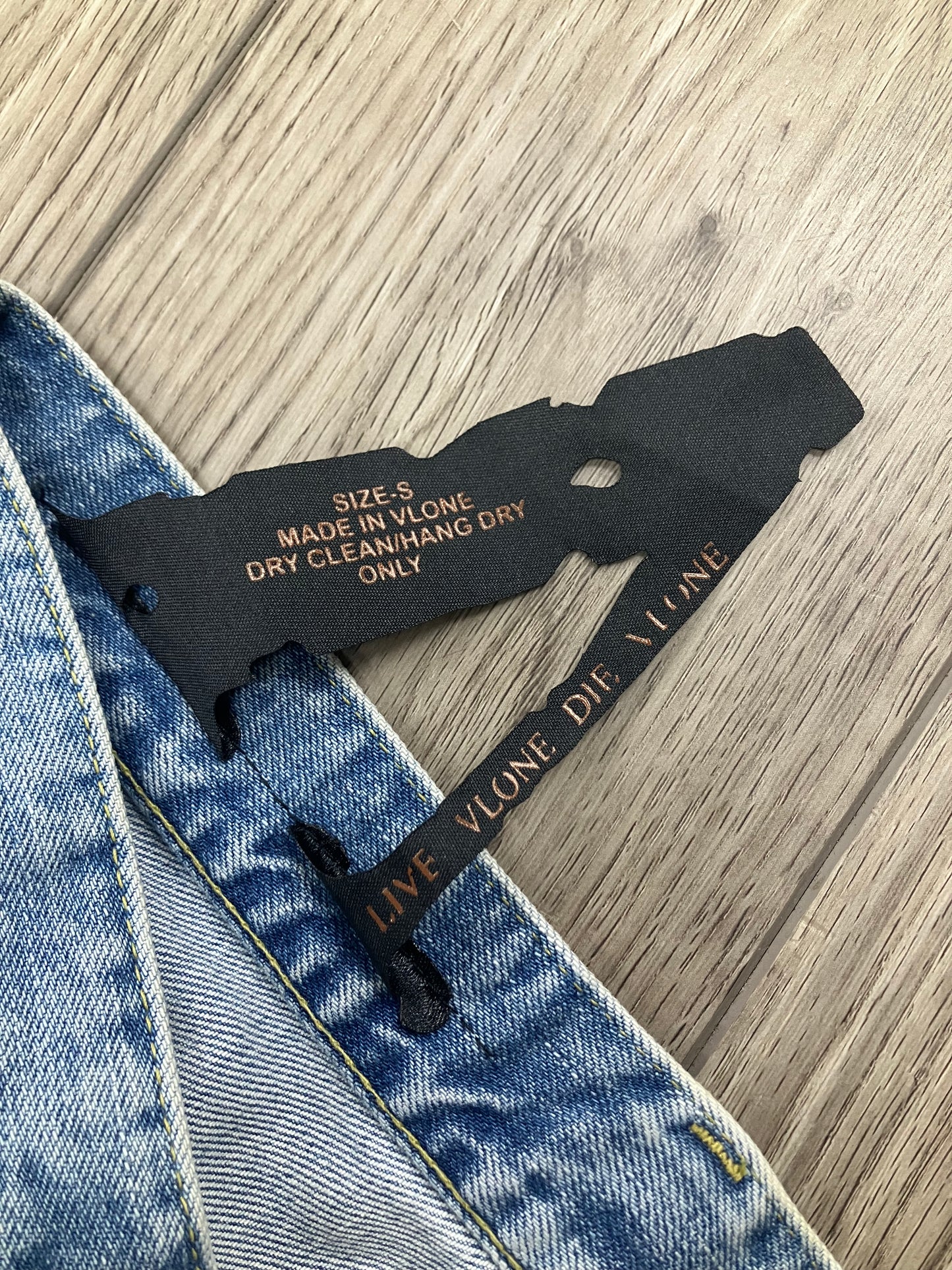 29/S-Vlone Zipper Denim Jeans
