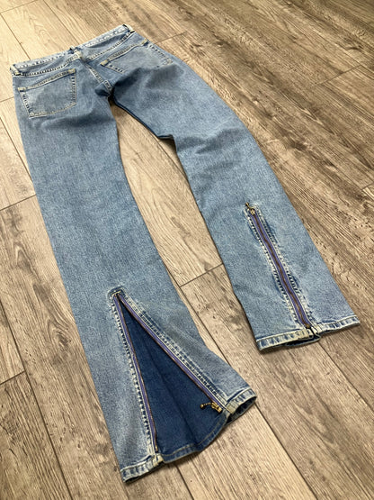 29/S-Vlone Zipper Denim Jeans