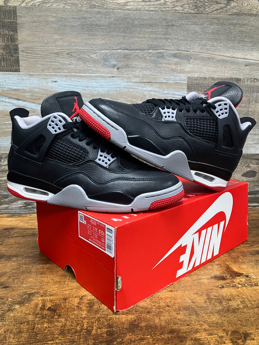 10.5-Air Jordan 4 Bred Reimagined