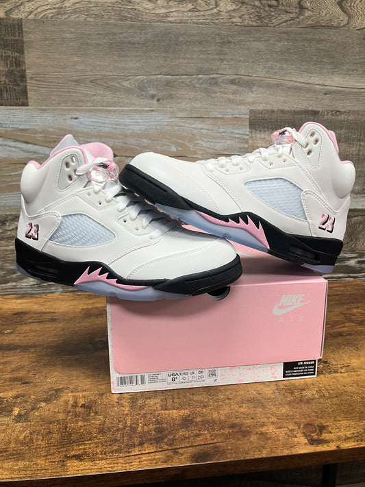 8.5-Air Jordan 5 Soft Pink