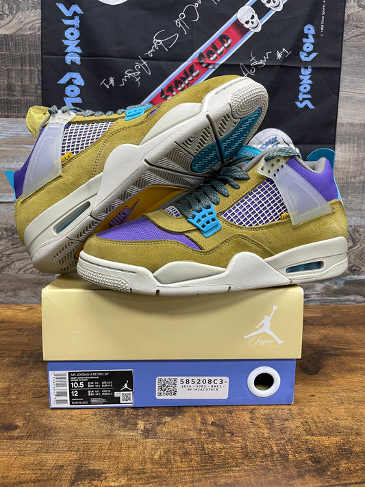 10.5-Jordan 4 Union Desert Moss