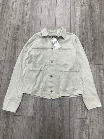 L-RRL Cotton Chore Coat Knit Jacquard Button Up