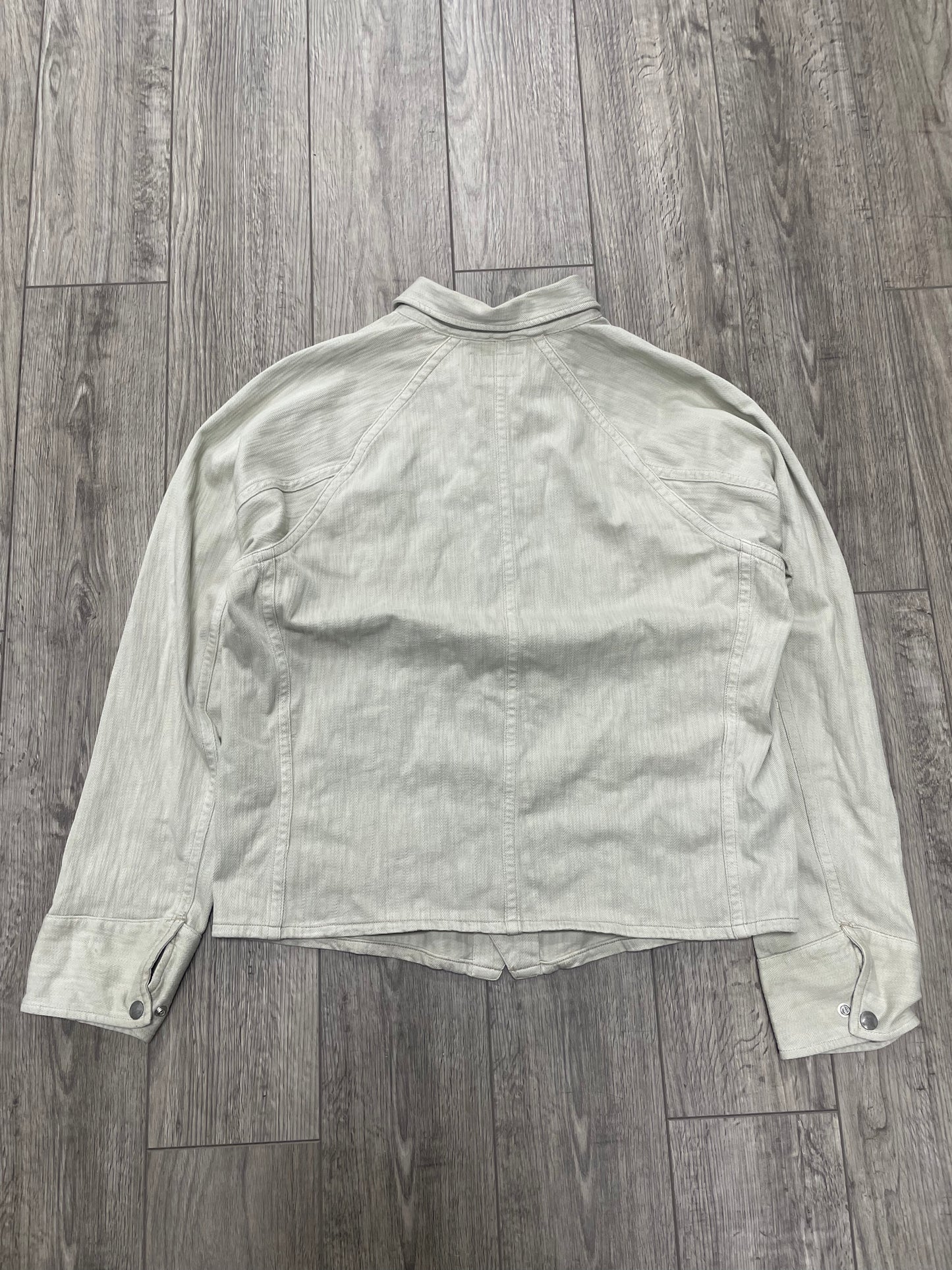 L-RRL Cotton Chore Coat Knit Jacquard Button Up