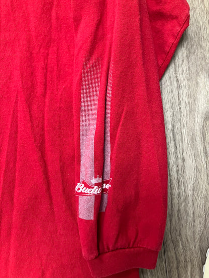 Dale Earnhardt Jr Red Long Sleeve Tee Size XL